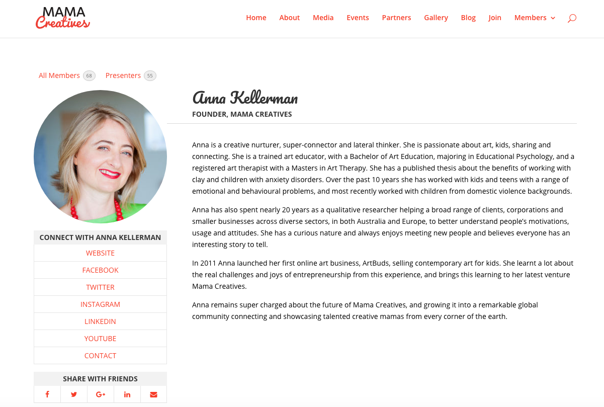 How to upload your profile page | Mama Creatives